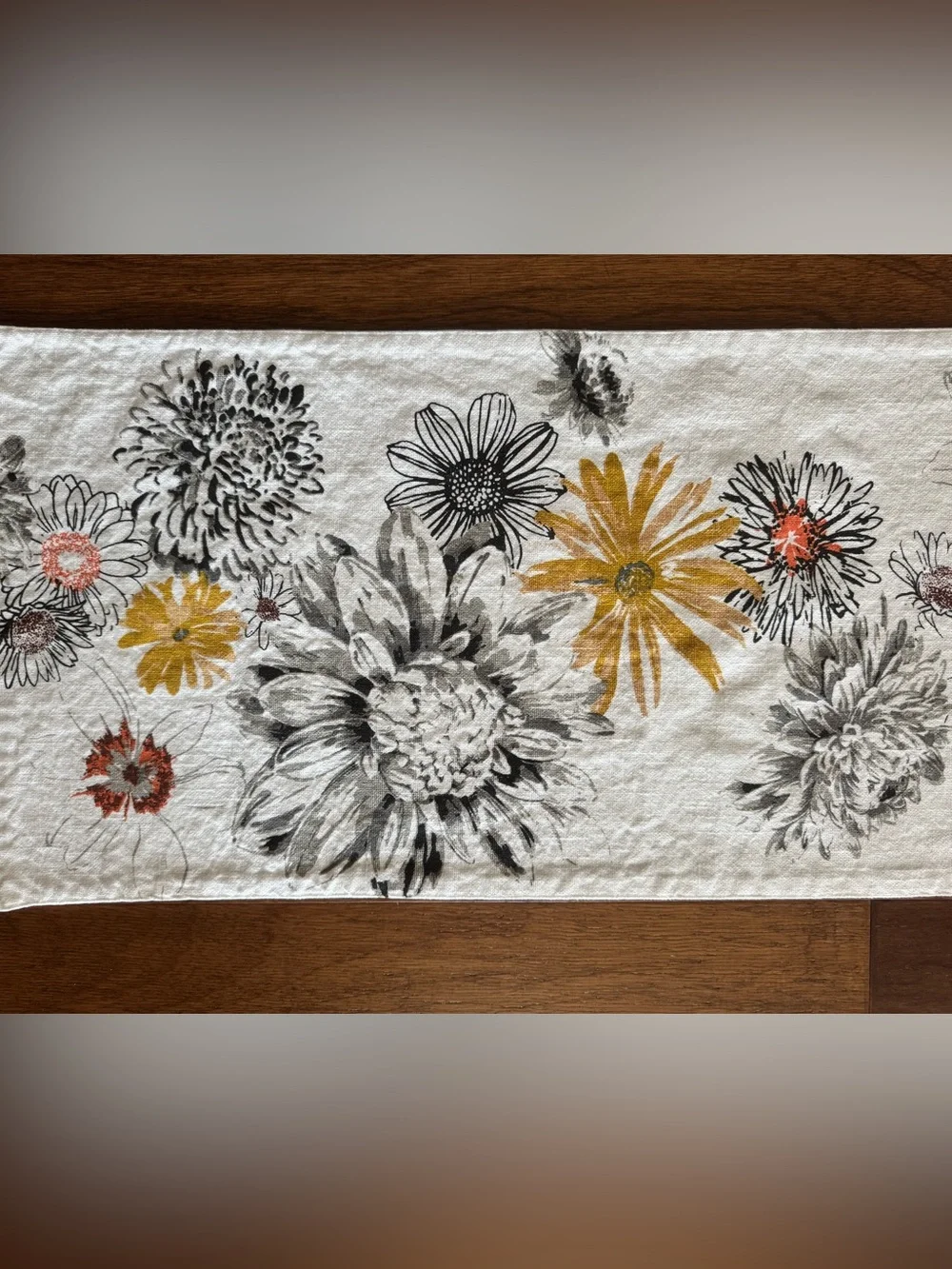 Rachel Zoe White/Cream Table Runner 14” X 85”